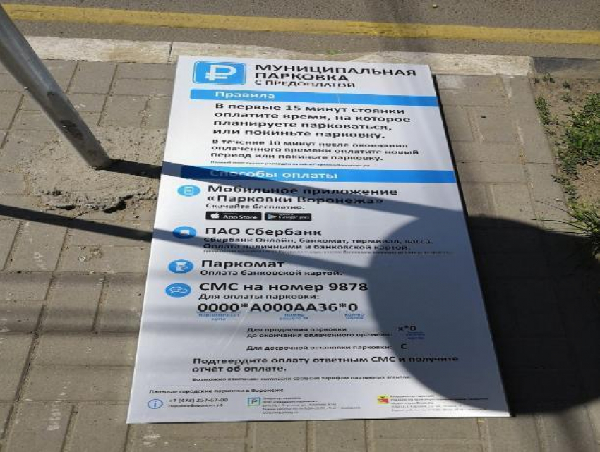 В центре Воронежа установят еще 350 парковочных табло