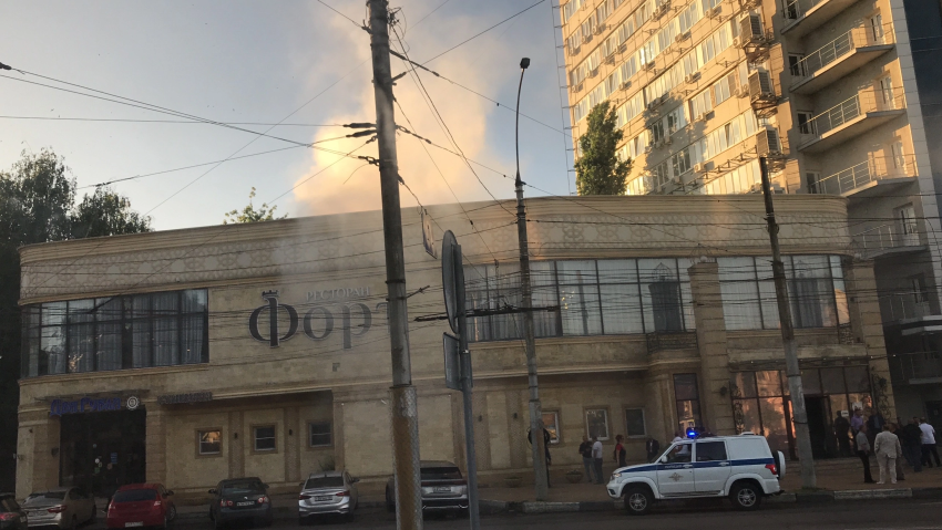 МЧС прокомментировало задымление в центре Воронежа