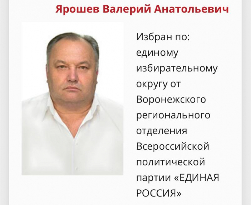 Крупный воронежский дорожник-депутат Ярошев по документам оказался скромнягой