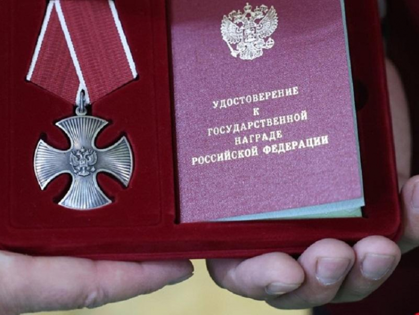 Воронежского офицера наградили орденом Мужества