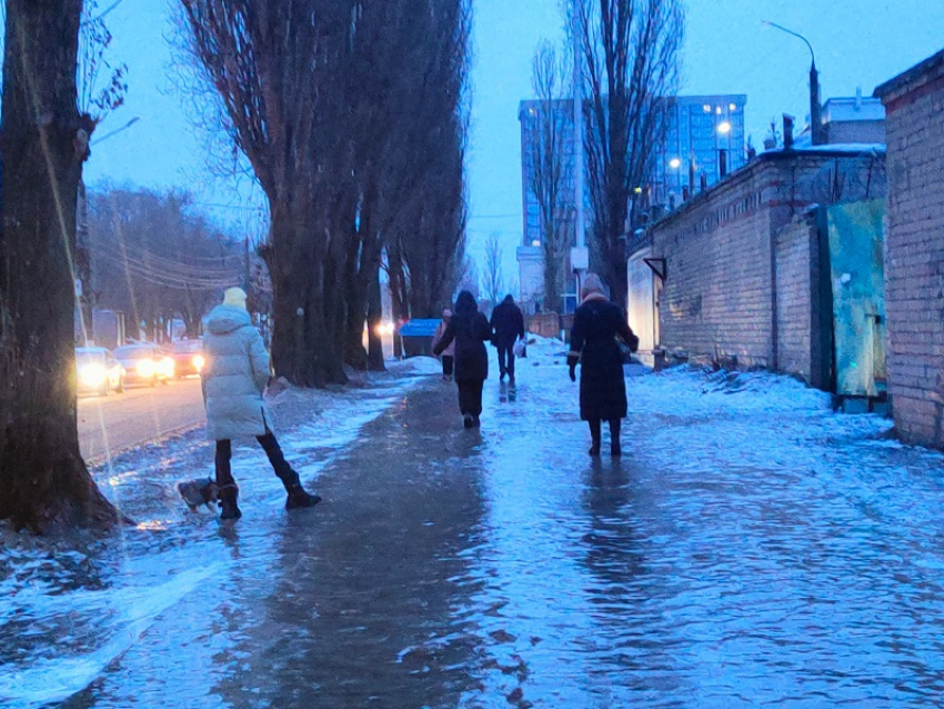 Тысячи воронежцев пострадали от гололёда за неделю