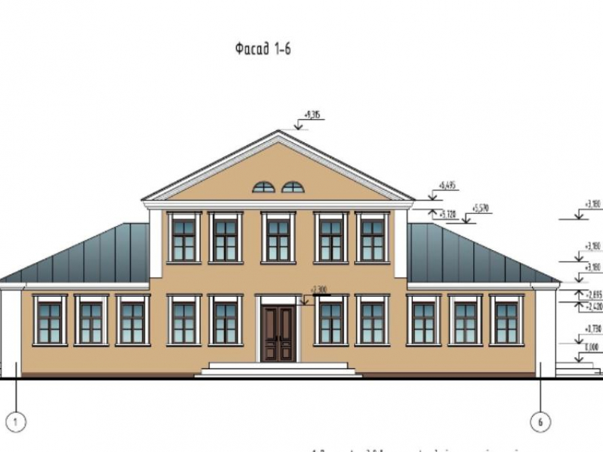Гостиницу откроют в отремонтированном историческом Доме графини в Воронежской области 
