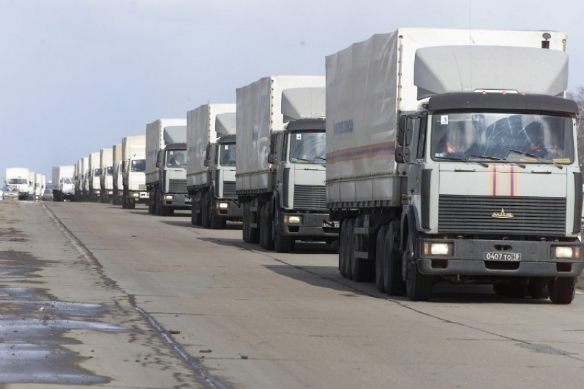 Гуманитарный конвой на Украину выехал из Воронежской области