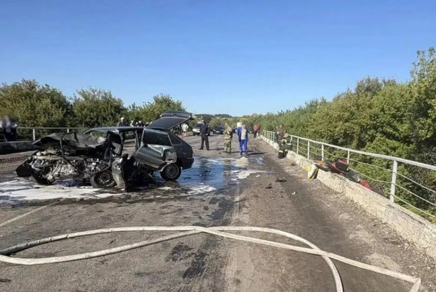 Машина сгорела, водитель скончался: о страшном ДТП рассказала воронежская Госавтоинспекция