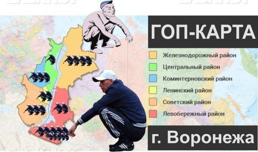 Переселенцам предложили ориентироваться в Воронеже по гоп-карте
