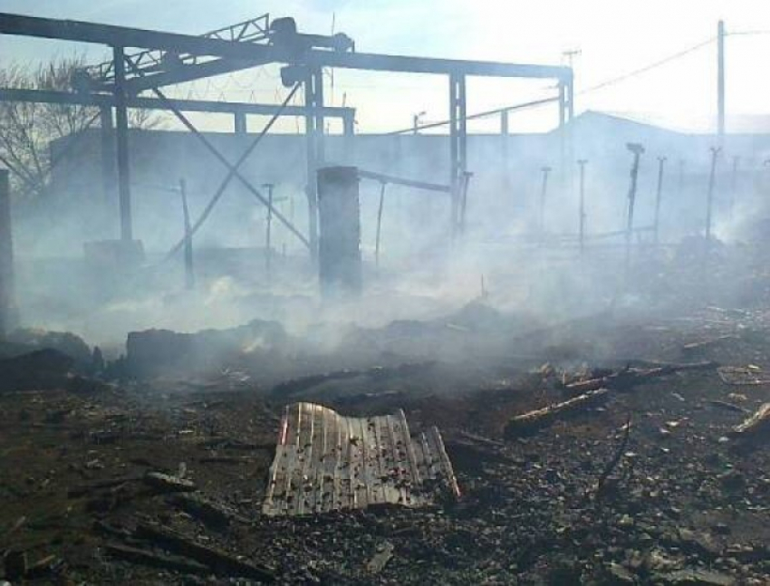 В Воронежской области пилорама сгорела из-за нарушения пожарной безопасности