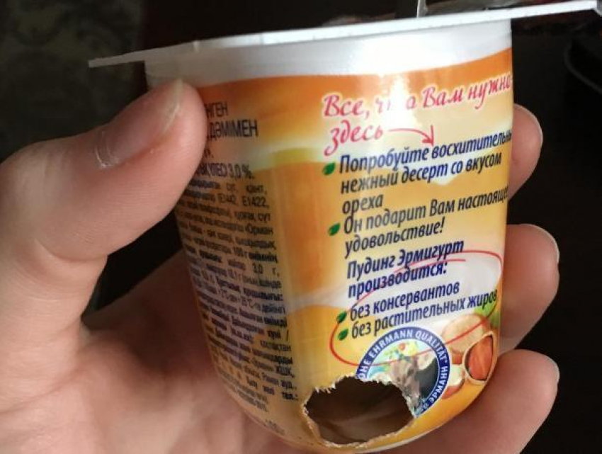Жительница Воронежа купила пудинг, продегустированный мышью
