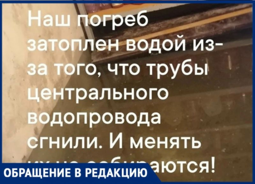 «Купили на зиму овощи, все вытащили»: погреб превращается в колодец в Воронеже 
