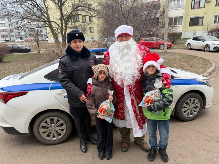 Визит полиции не огорчил, а порадовал детей в Воронежской области 