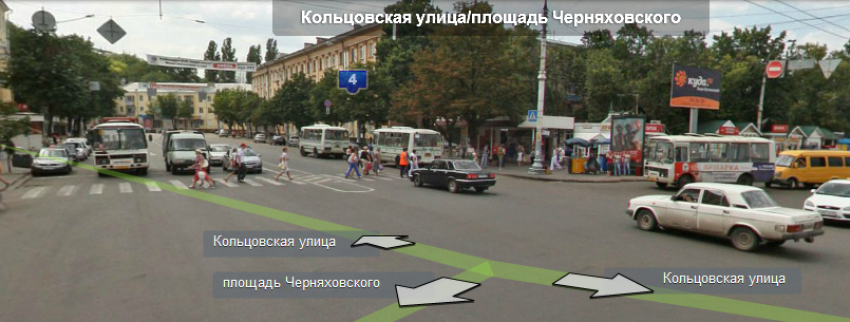 В Воронеже ПАЗик сбил женщину у ЖД вокзала