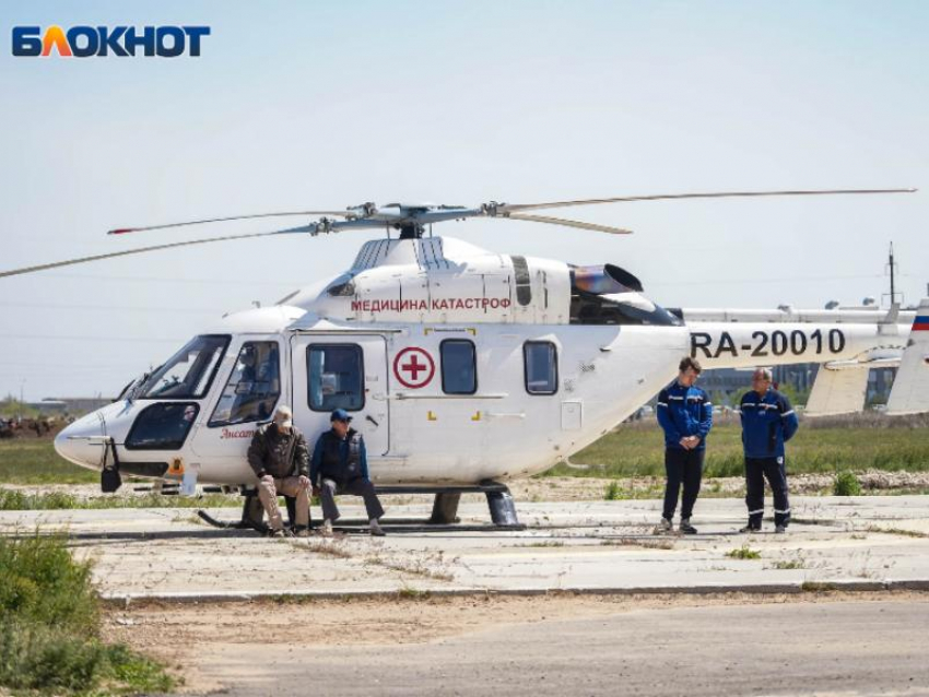 Задыхающегося от ХОБЛ воронежца спасли медики на вертолёте 
