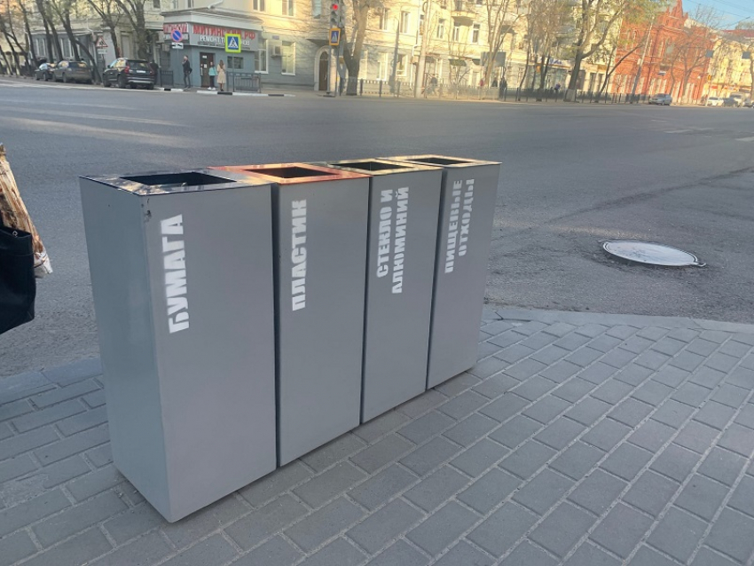 92 урны для раздельного сбора мусора установят в Воронеже