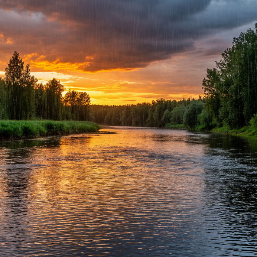 Грозы, холод и жара смешаются в воронежском небе в августе