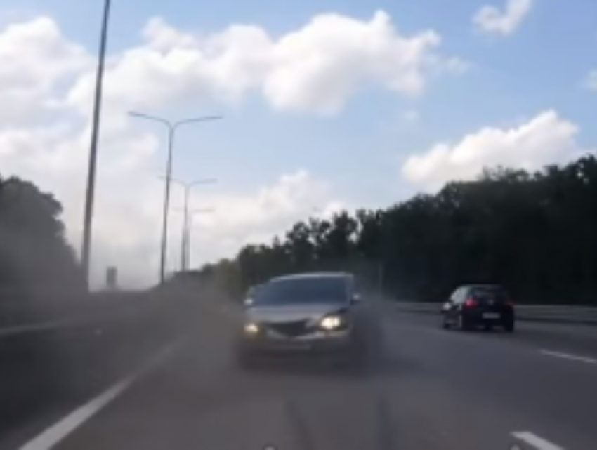 Мгновенная карма настигла непутевого стритрейсира  на Mazda под Воронежем