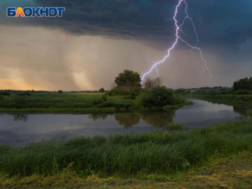 Грозовая погода ожидает воронежцев в воскресенье