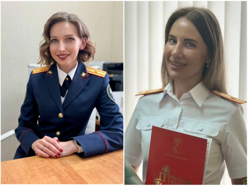 Красавицами в погонах похвастались в воронежском Следственном комитете