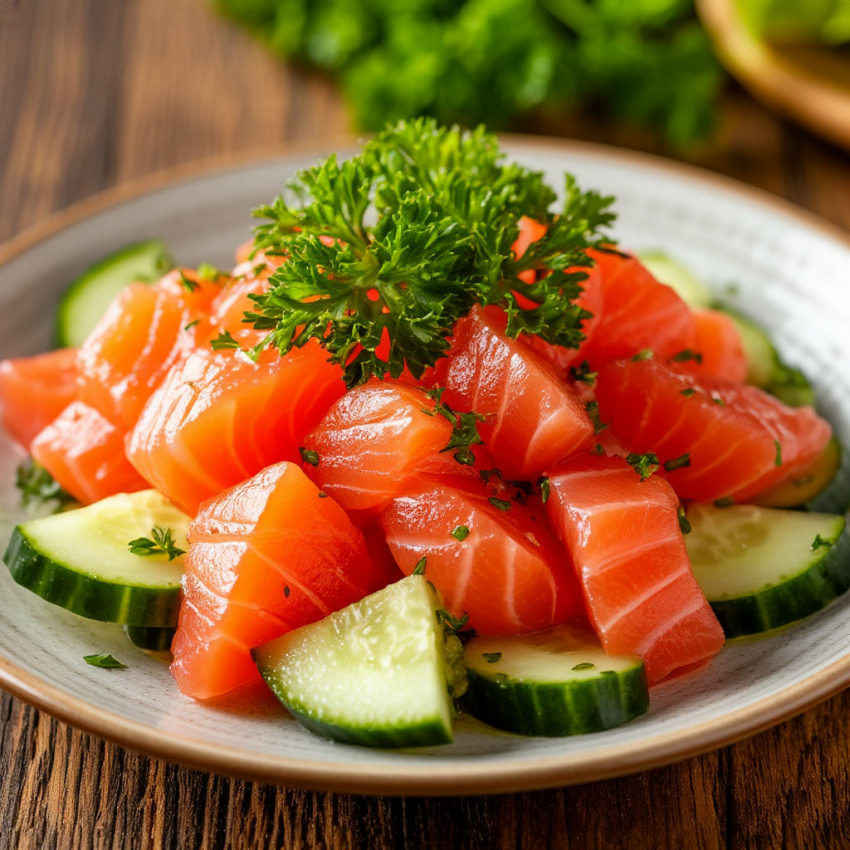 Прощание с праздником: салат из красной рыбы для воронежцев