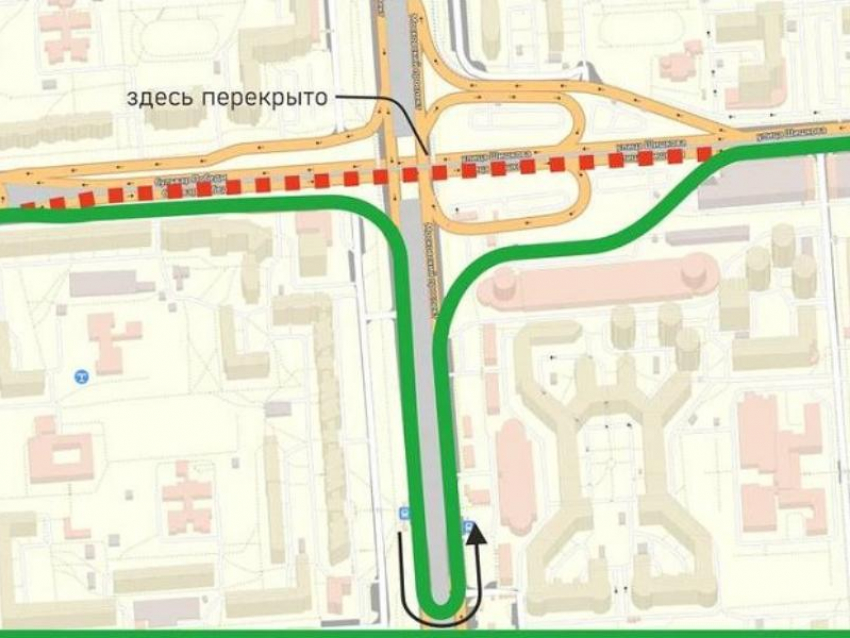 Из-за перекрытия бульвара Победы сразу три маршрута изменят схему движения в Воронеже