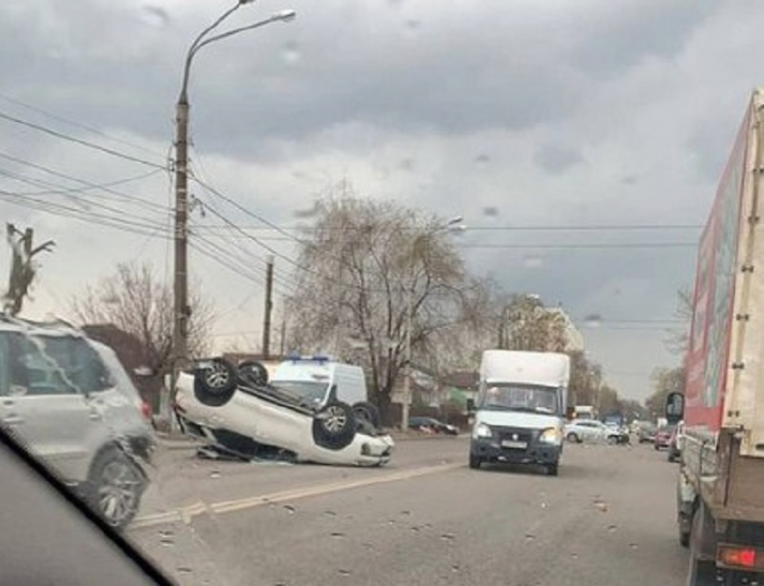Последствия жесткого ДТП с участием Uber показали в Воронеже