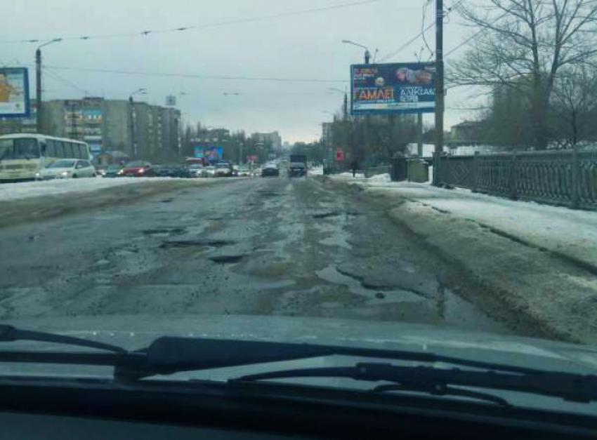 Виадук в Воронеже растаял вместе со снегом 