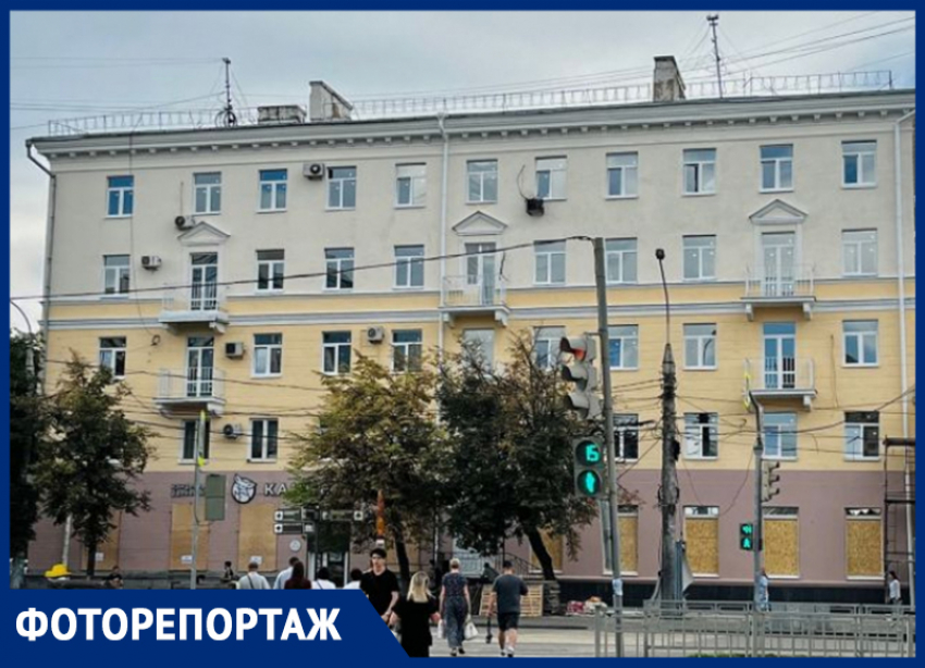 Как выглядит отремонтированный дом в центре Воронежа, который серьезно пострадал от атаки БПЛА