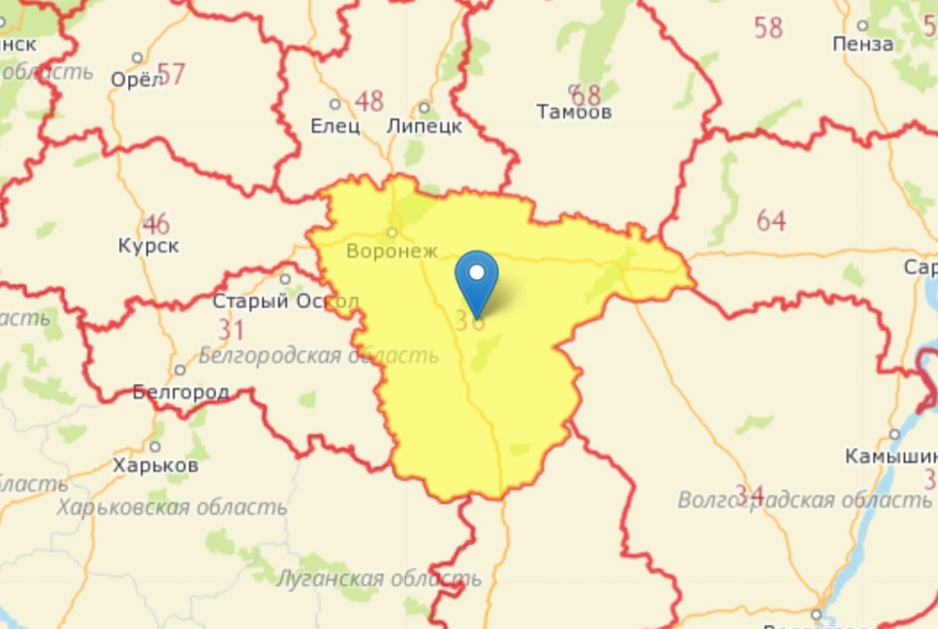 Публичная кадастровая карта Воронежа - Кадастровая карта Воронежской области