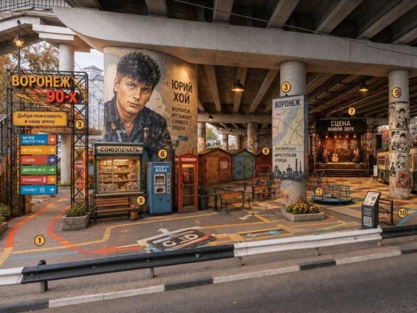 Идеями для панк-парка в честь Хоя и «Сектор Газа» поделился воронежский бизнесмен