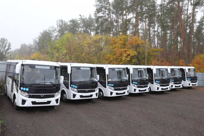 10 новых автобусов вышли на маршрут в Воронеже