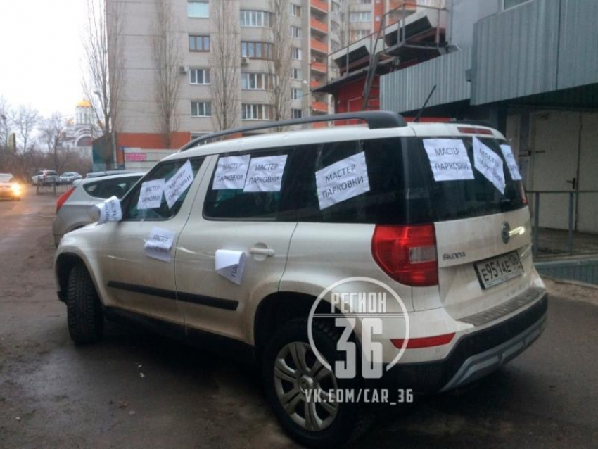 Парковочный мститель сурово наказал автомобилиста в Воронеже