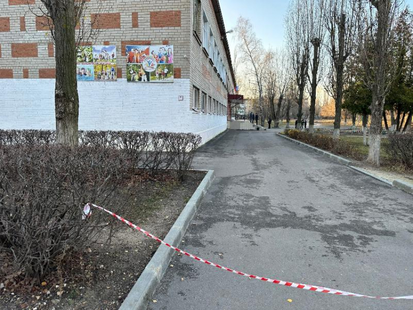 Опубликовано видео и фото из воронежской школы, где нашли две гранаты 