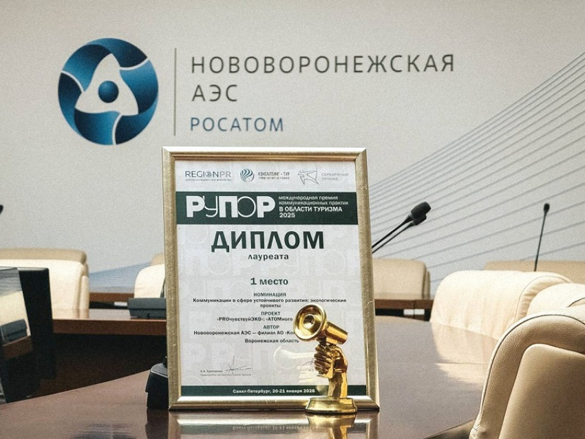 Проект Нововоронежской АЭС получил международную премию «РУПОР»