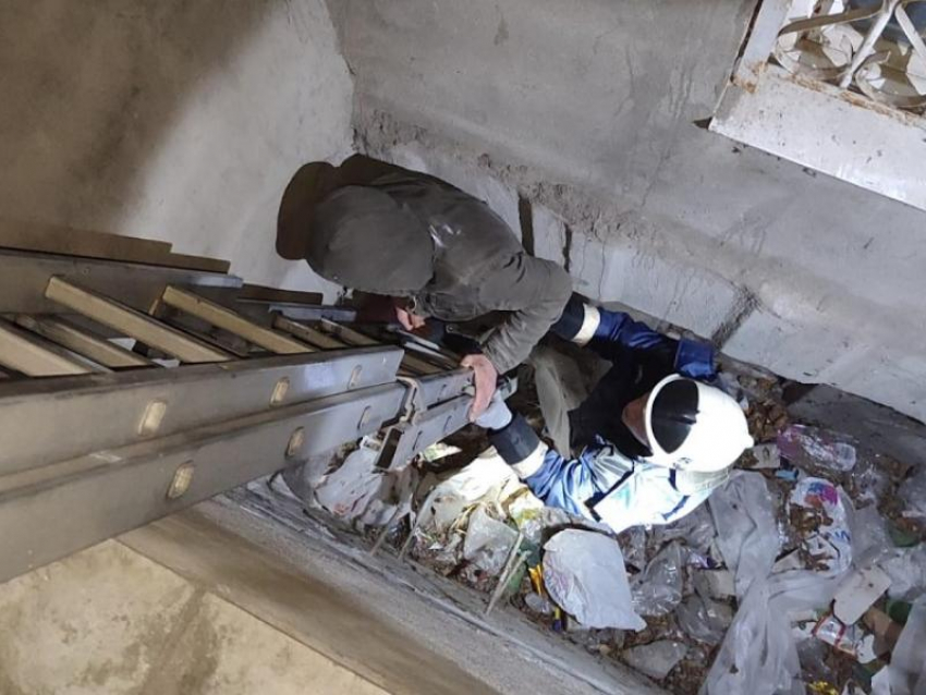 В четырехметровой яме обнаружили живого воронежца 