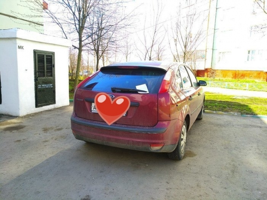 Смешную схему парковки нарисовали неумелому водителю в Воронеже 