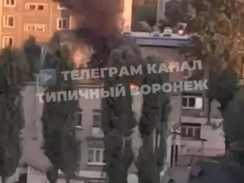 Пожар вспыхнул в детской клинической больнице в Воронеже