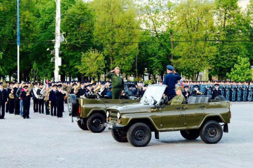 Из-за репетиции Парада Победы центр Воронежа будет перекрыт до полуночи