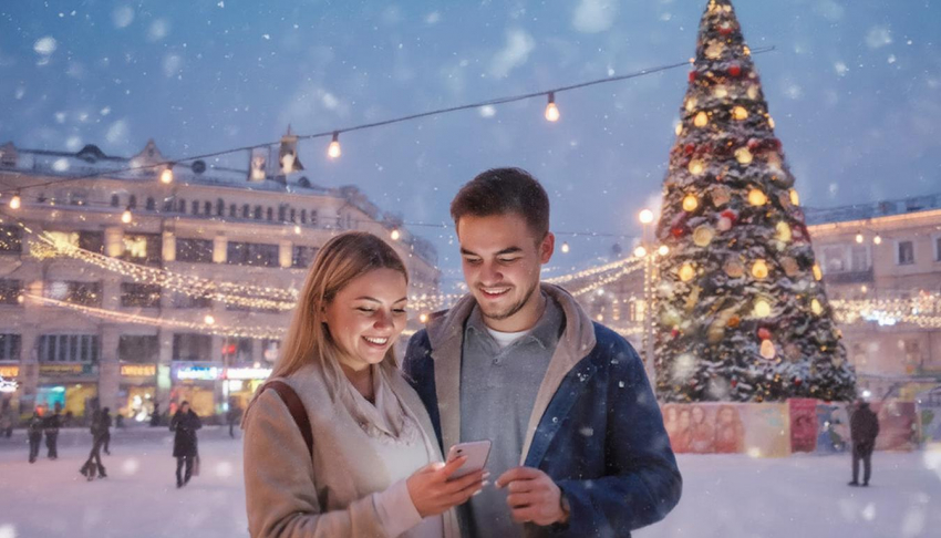 Билайн запустил новогоднюю акцию для клиентов «плана б.» — обмен гигабайтов на скидки и промокоды от партнёров