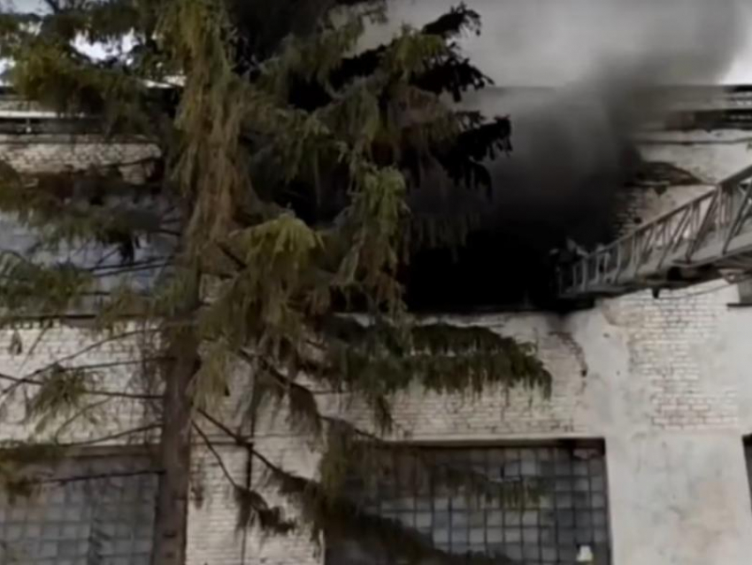 Опубликовано видео с места пожара, где пострадали двое человек в Воронеже