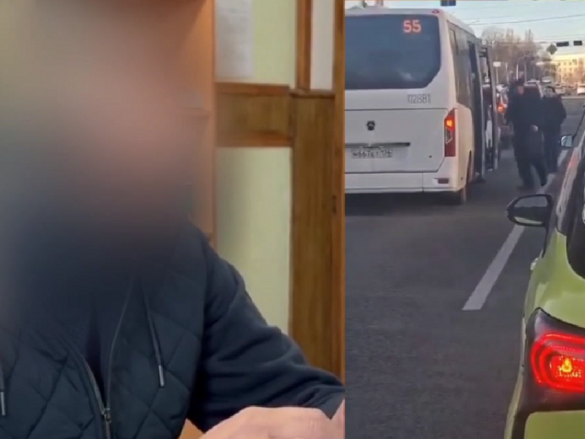 «Мне помешали такси»: водитель автобуса попытался объяснить полиции свое нарушение в Воронеже 