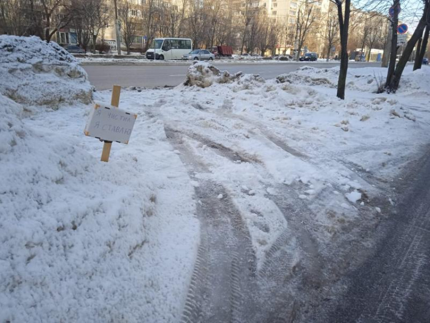«Я чистил»: снегопад продиктовал новые парковочные правила в Воронеже 