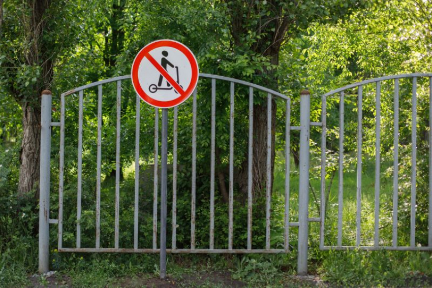 Использование электросамокатов запретили в воронежском парке «Танаис»