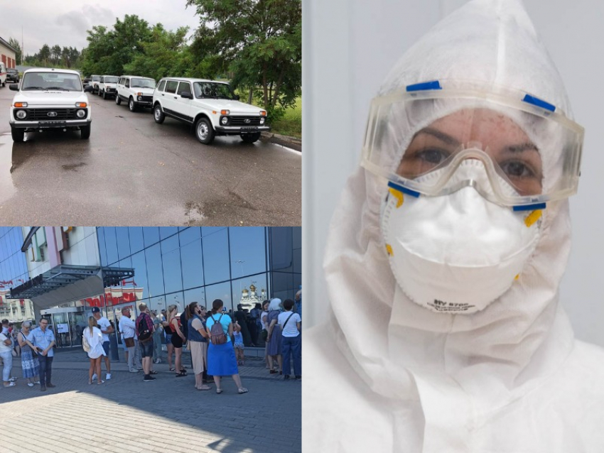 Коронавирус в Воронеже 10 июля: абсолютный рекорд, очередь на прививку и машины для доставки ковидных лекарств 