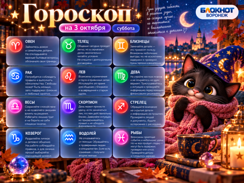 Солнце в Весах: гороскоп на 3 октября