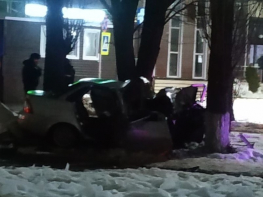 Момент смертельной аварии попал на видео в Воронежской области