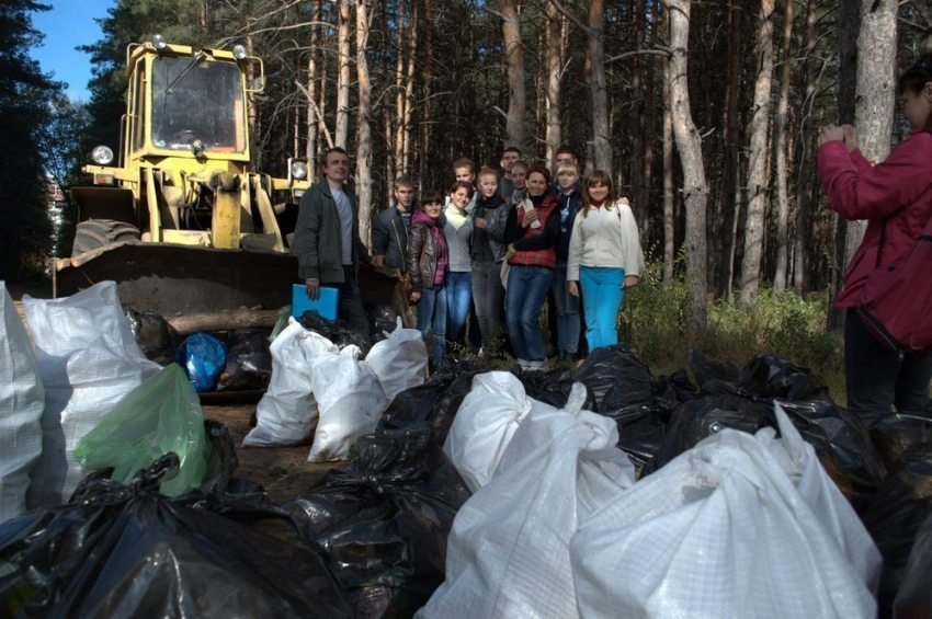 Воронежцы будут убирать мусор в Северном парке