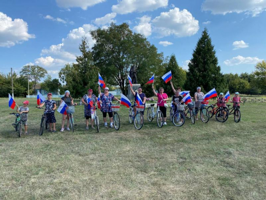 Нестандартно встретили государственный праздник жители воронежского села 