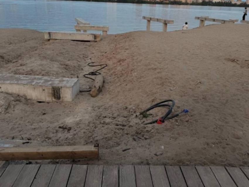 У воронежцев возникли новые вопросы к состоянию Петровской набережной