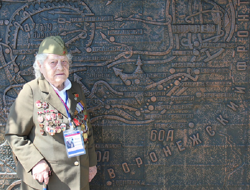 Легендарной защитнице Воронежа исполнилось 99 лет