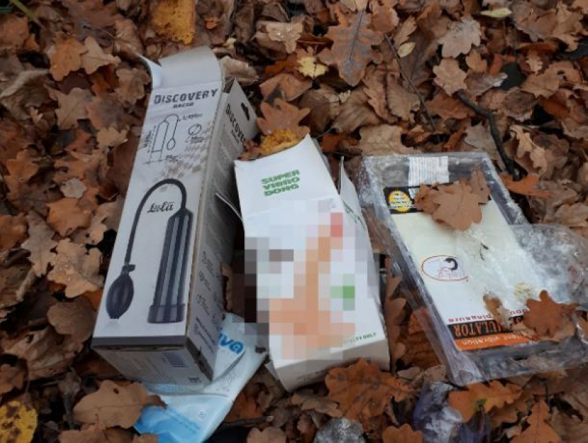 Следы забав с секс-игрушками нашли в лесу в Воронеже