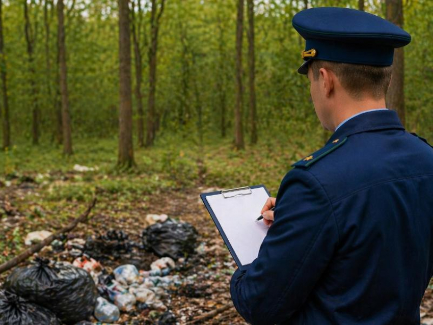 Воронежские прокуроры погуляли по Вековой Дубраве и встретились с неладным