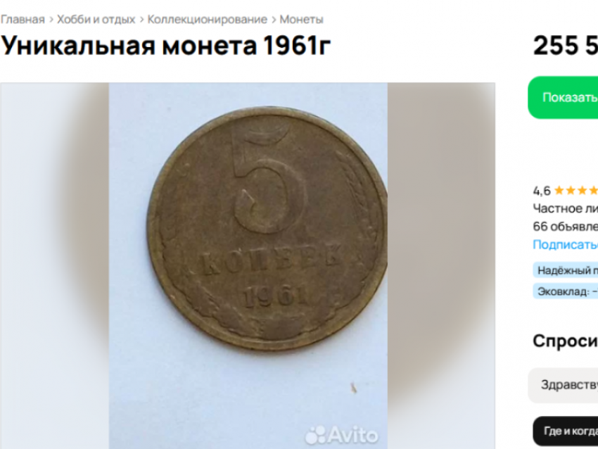 Бракованную монету за большие деньги пытаются продать воронежцам 